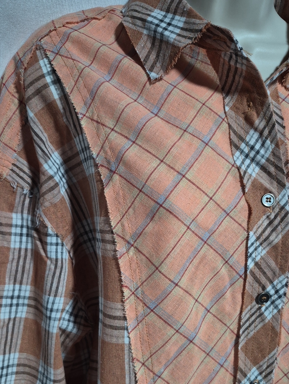 Raw Hem Button Down